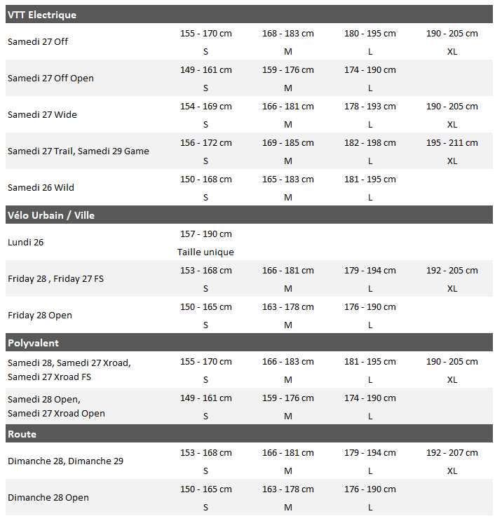 taille vélo moustache